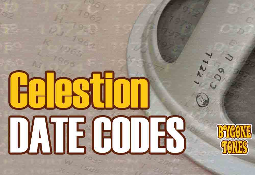 Celestion Codes - Tones